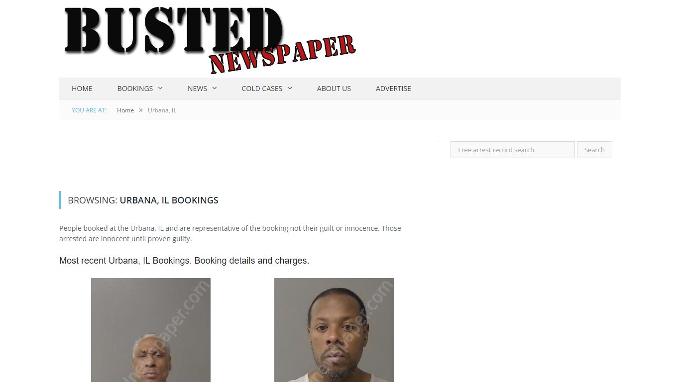 Urbana, IL Mugshots - BUSTEDNEWSPAPER.COM